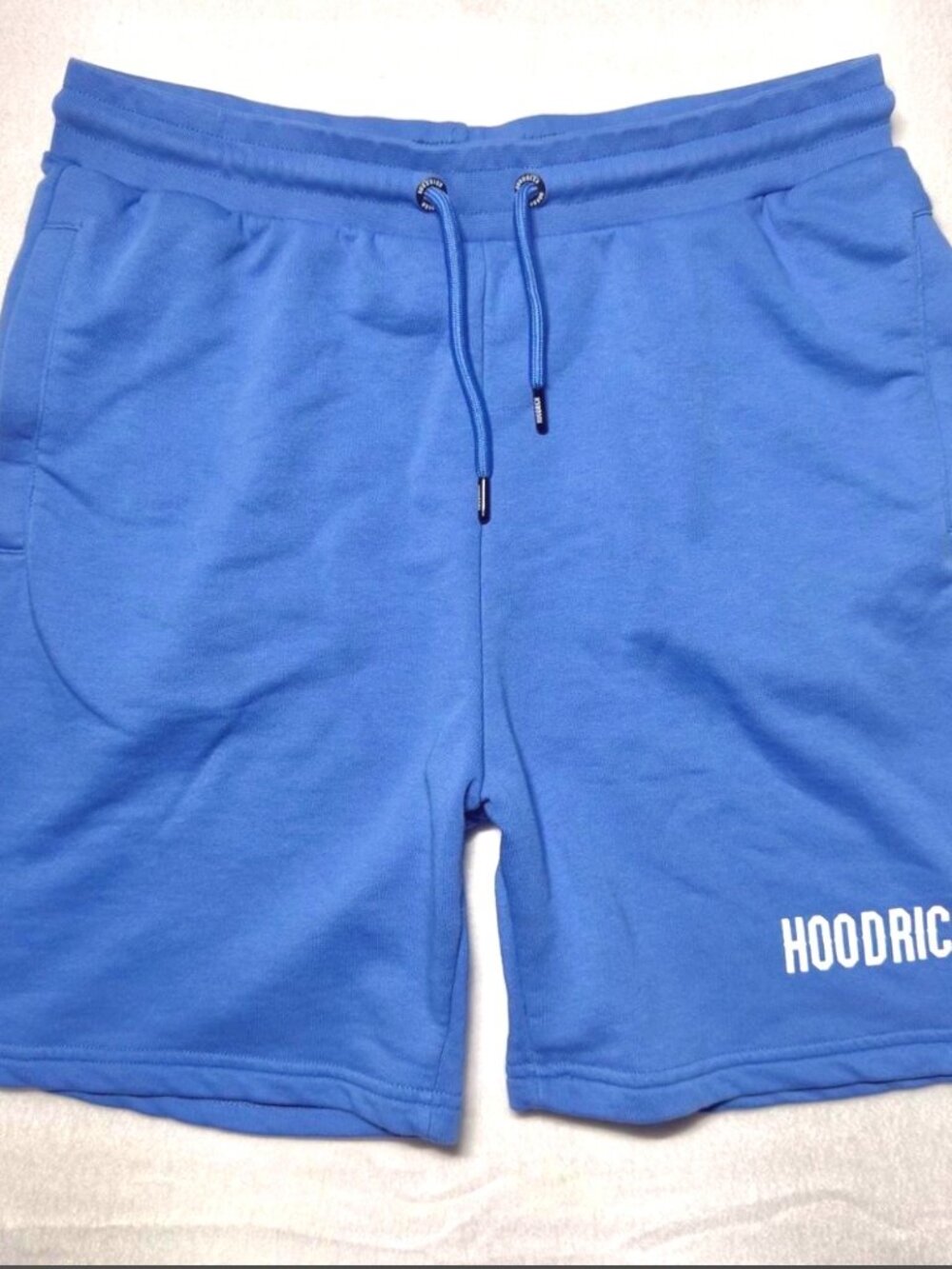 hoodrich og core royal blue fleece shorts men’s size medium